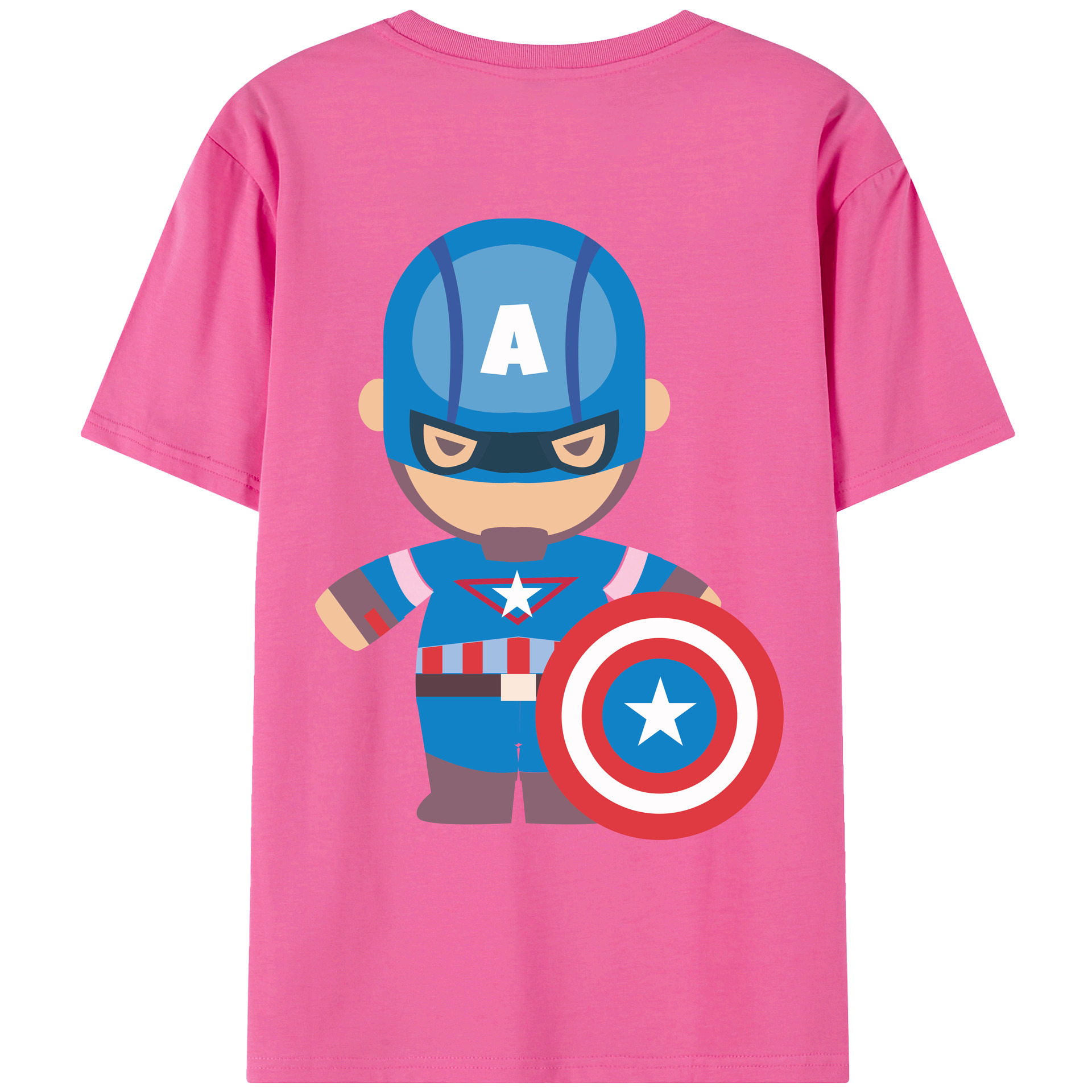 （画像用） アベンジャーズ The Avengers レディース半袖Tシャツ(バックプリント)